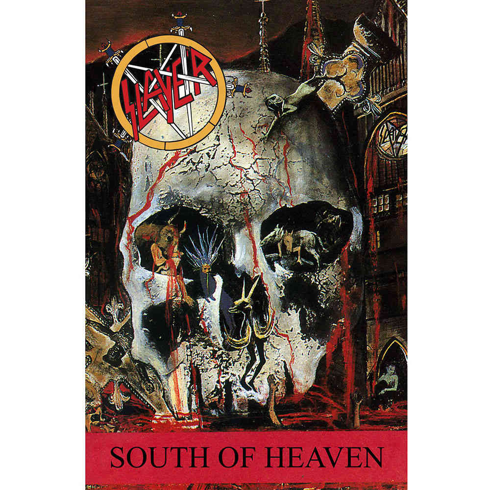 Slayer - South Of Heaven Textiel Poster - Multicolours